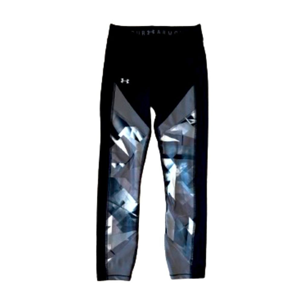 Under Armour Heatgear Cropped Black Leggings Size Small